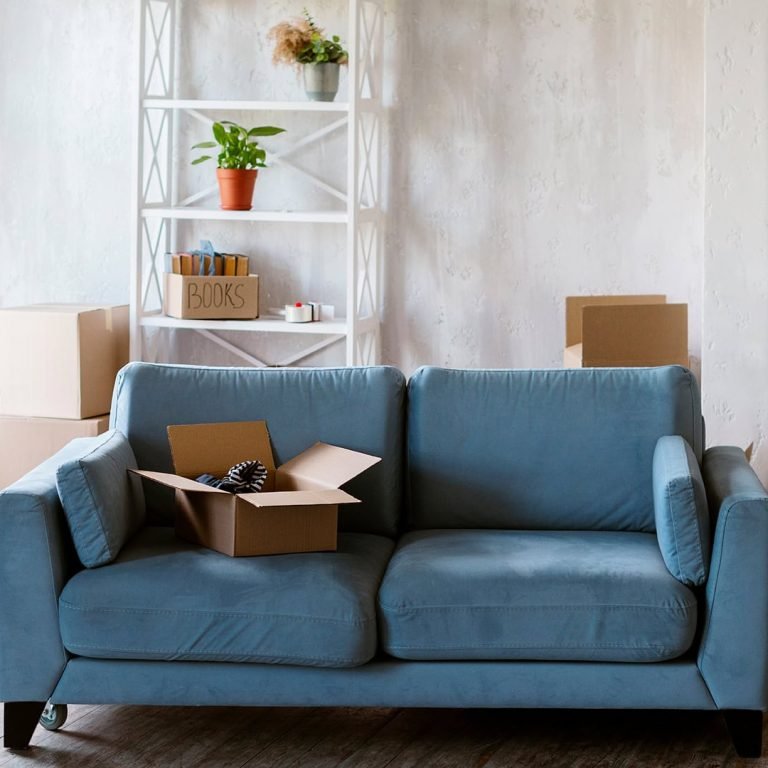 interior-design-with-photoframe-blue-couch
